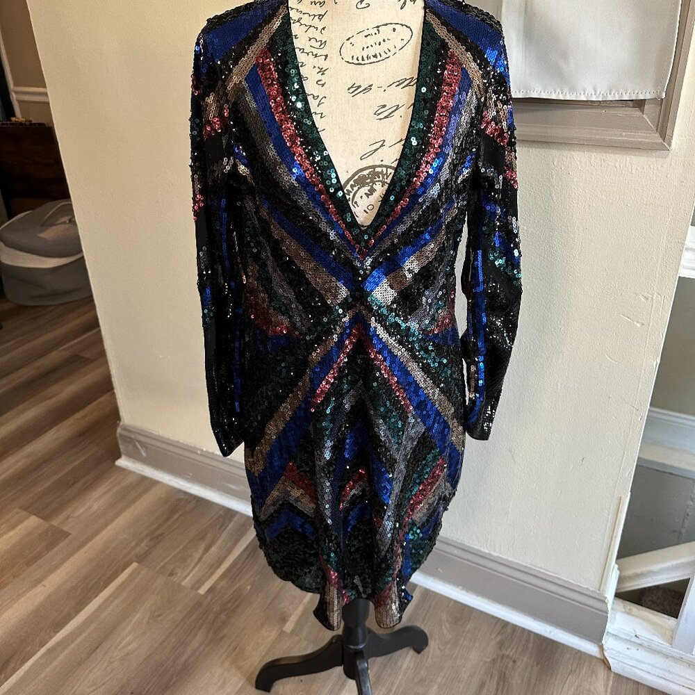 Express sequin cocktail dress- Size Large